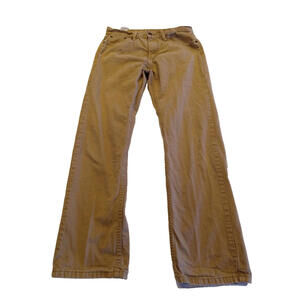 Levi's Men's Size 30x30 Tan Khaki 505 Straight Leg Denim Jeans